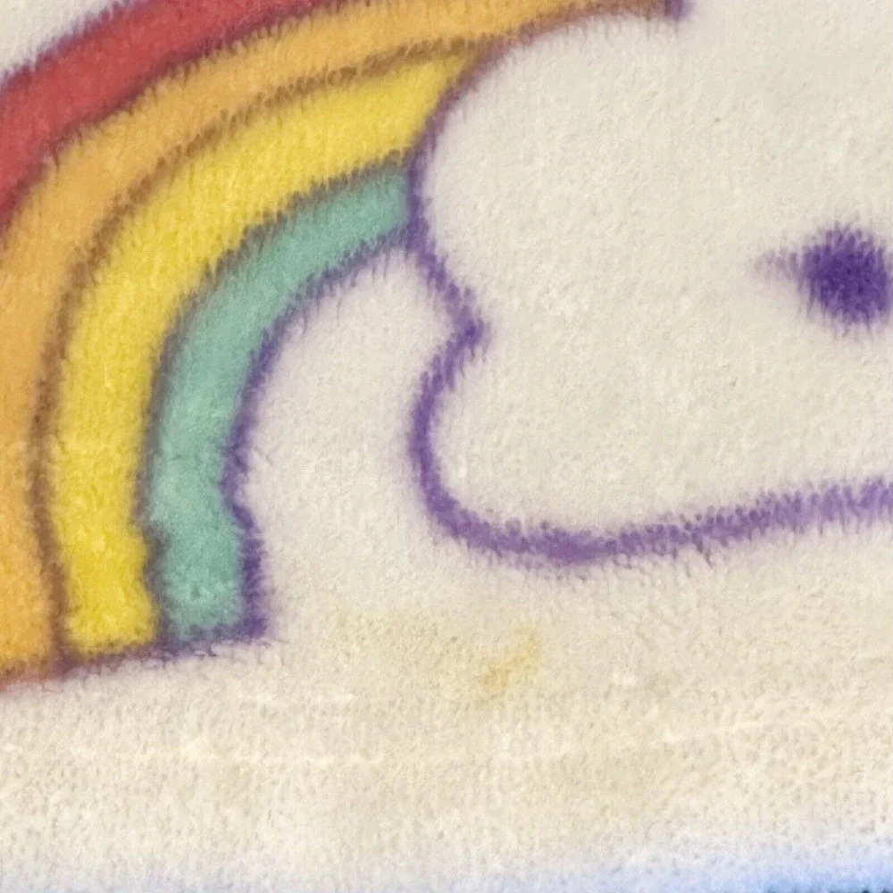 Unicorn, Rainbows & Lolly Pops Dream in Color Throw Blanket Very‎ Soft Bright